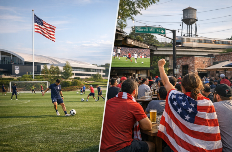 Featured image for Southside Rising: U.S. Soccer’s campus and Atlanta’s neighborhood matchday rituals