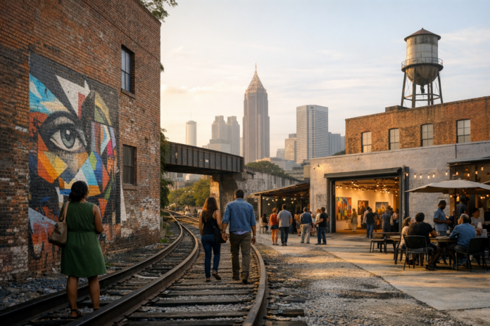 Featured image for Brick, Rail, and Risk: Castleberry Hill and the Westside Drive Atlanta’s Art