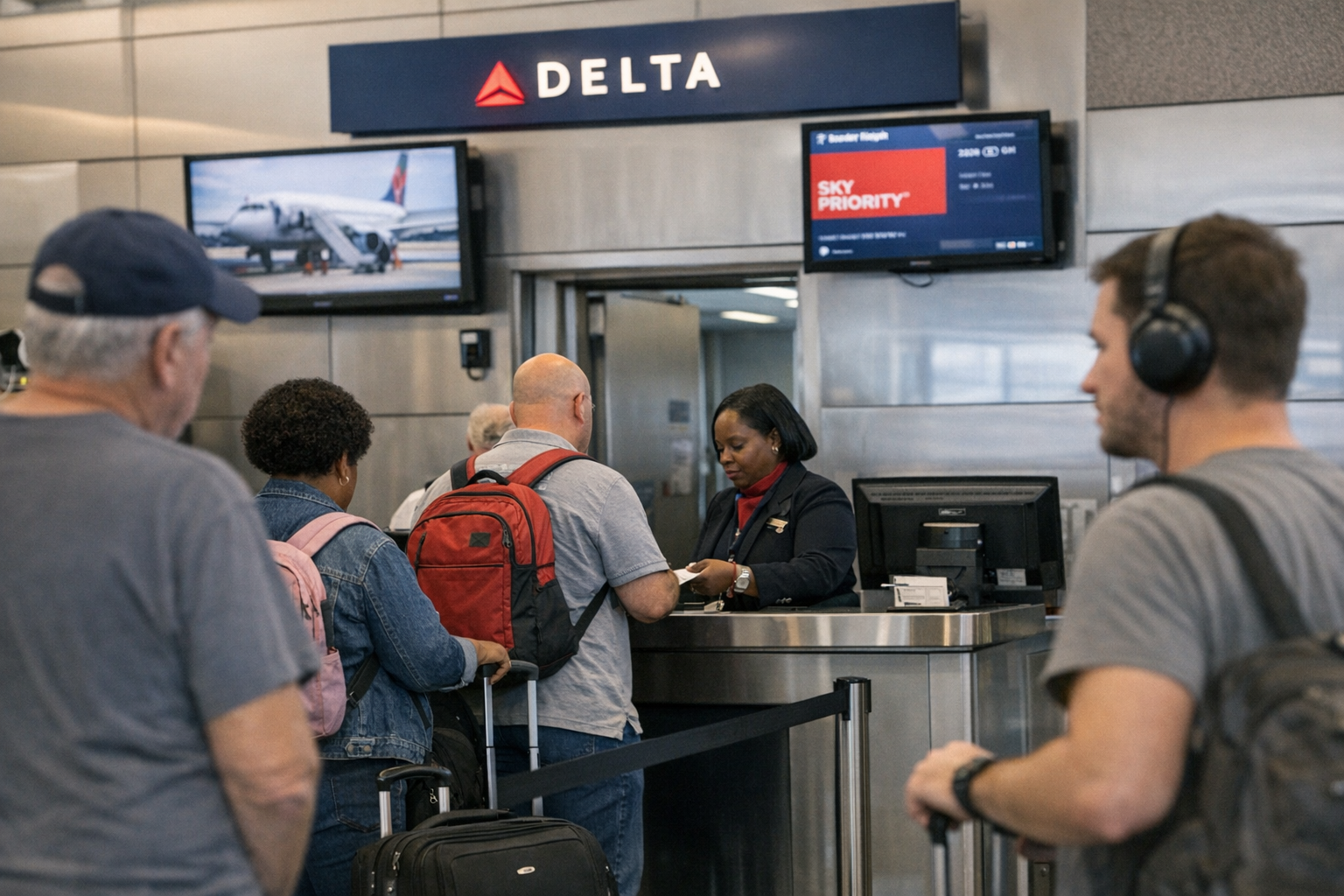 Delta Air Lines in Atlanta in Atlanta
