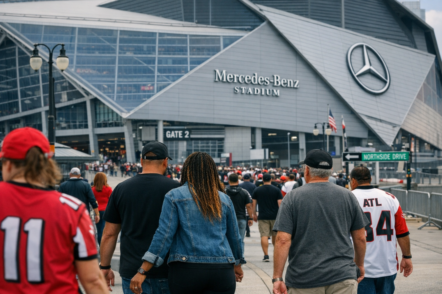 Mercedes-Benz Stadium in Atlanta