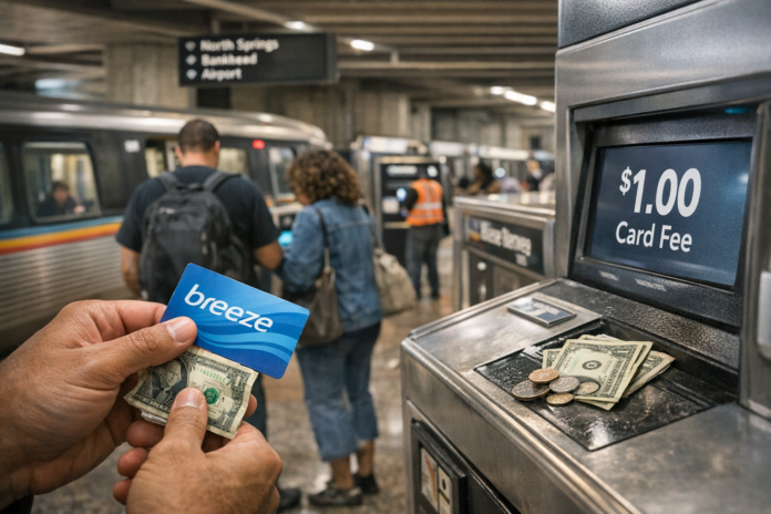 Featured image for Atlanta’s MARTA reinstates $1 Breeze fee, ending the free-card era