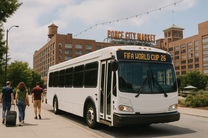Catch the FIFA World Cup 26™ Shuttle from Ponce City Market